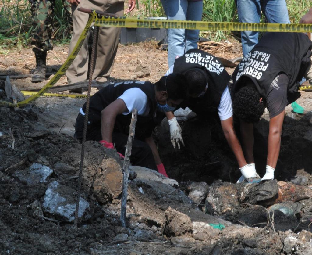 Las fosas clandestinas encontrada en México en diez años ya son más de 855